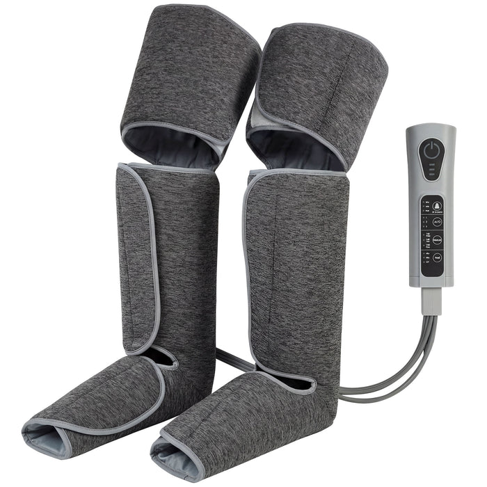 HOMCOM Leg Massager with Heat, Compression, 3 Auto Modes & 3 Intensities,  Foot and Calf Massage Machine