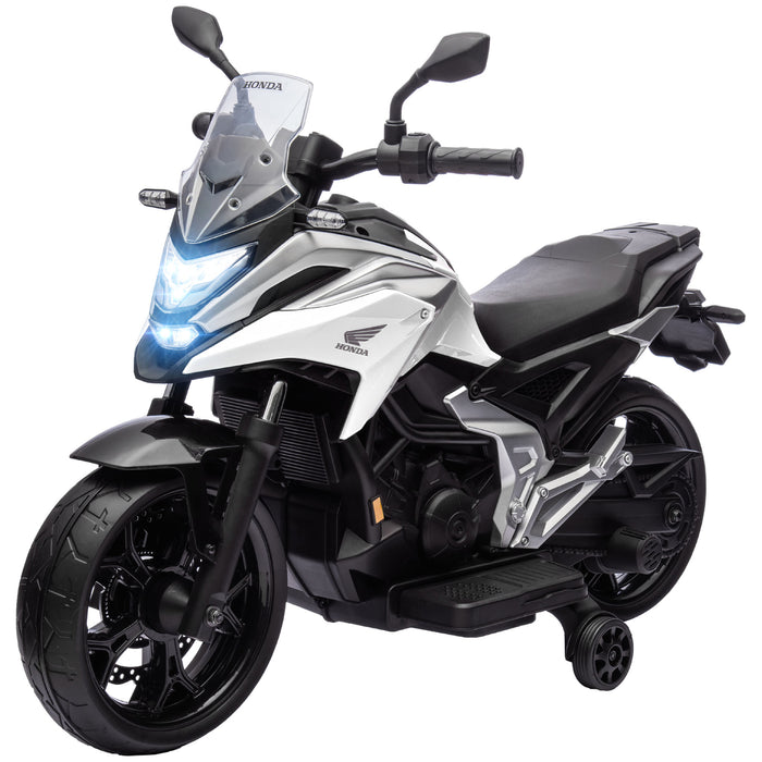 Honda Official 12V Kids Electric Motorbike - Equipped with Music, Headlights & Educational Features - Ideal for 3-6 Year Olds Enjoying Beginner Riding Fun