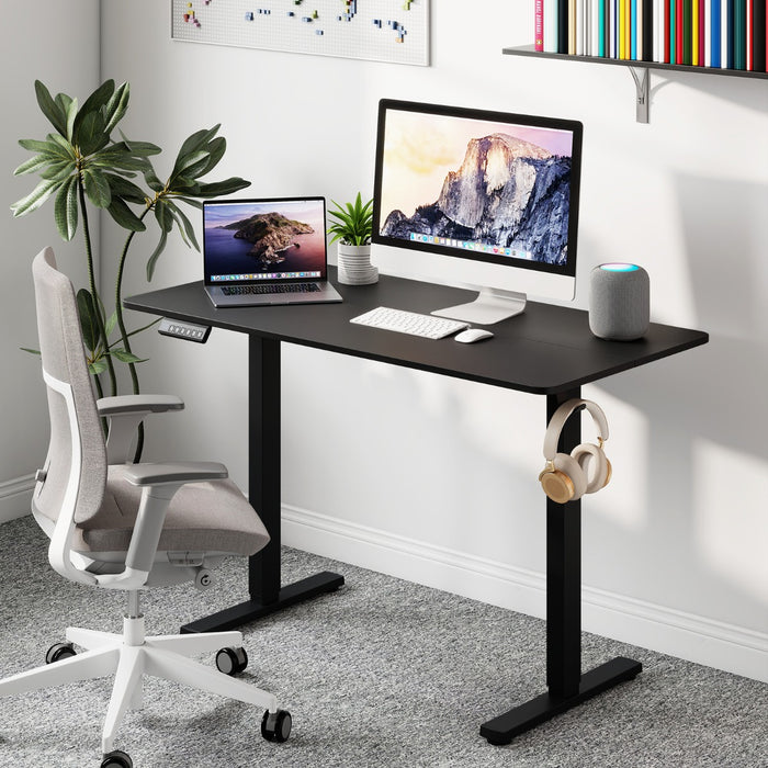 120 x 60 CM Electric Standing Computer Desk with 3 Memory Preset-