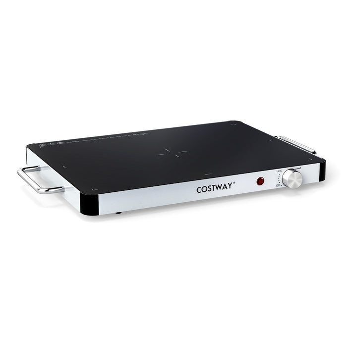 Electric Warming Tray with 40 x 30 cm Surface and Anti-