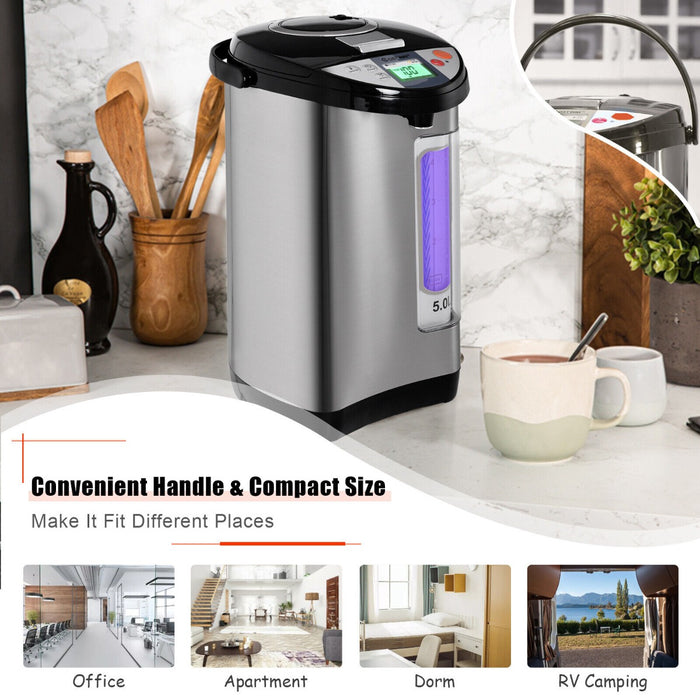 Instant Hot 5L Electric Water Dispenser - Adjustable Auto-On Feature, Energy-Saving - Ideal for Quick Hot Water Needs