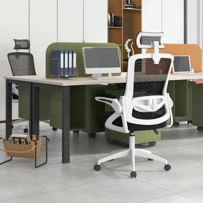 Ergonomic Office Chair - Adjustable Lumbar Support Feature - Perfect for Those with Back Problems and Long Office Hours