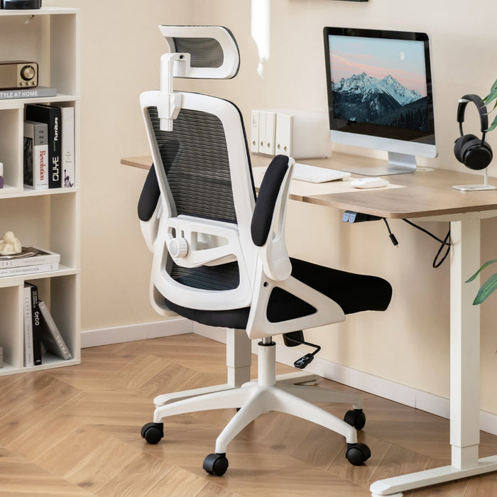 Ergonomic Office Chair - Adjustable Lumbar Support Feature - Perfect for Those with Back Problems and Long Office Hours