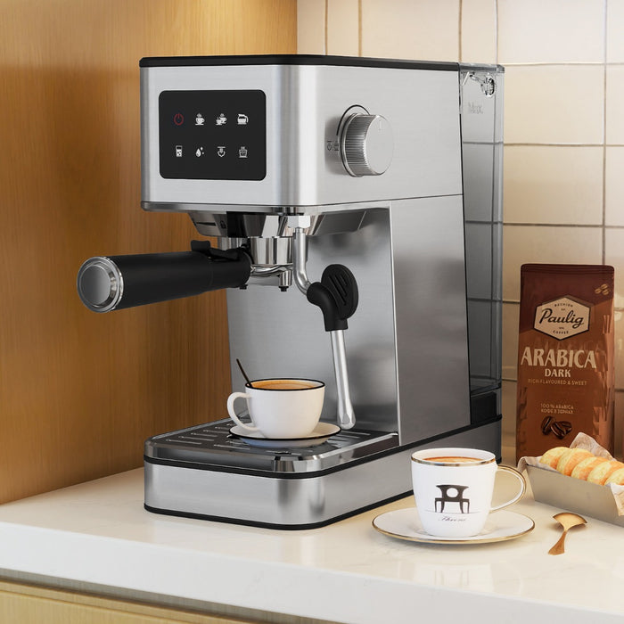 Coffee Maker with Milk Frother 20 Bar Espresso Machine-