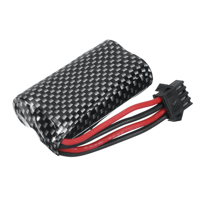 HXJRC HJ811 HJ812 Model - 7.4V 700mAh 5.18Wh Li-ion Battery with SM Plug for RC Boat Spare Parts - Ideal for Hobbyists and Vehicle Model Enthusiasts