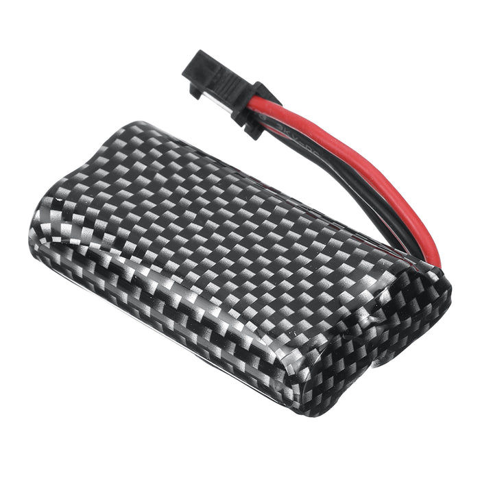 HXJRC HJ811 HJ812 Model - 7.4V 700mAh 5.18Wh Li-ion Battery with SM Plug for RC Boat Spare Parts - Ideal for Hobbyists and Vehicle Model Enthusiasts