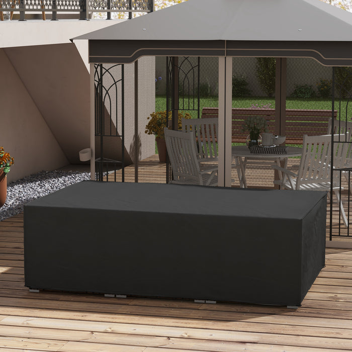 Outsunny 155 x 222cm Waterproof Furniture Cover - Black