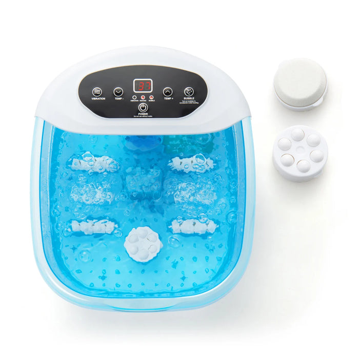 Foot Spa Massager with Removable Pedicure Stone-