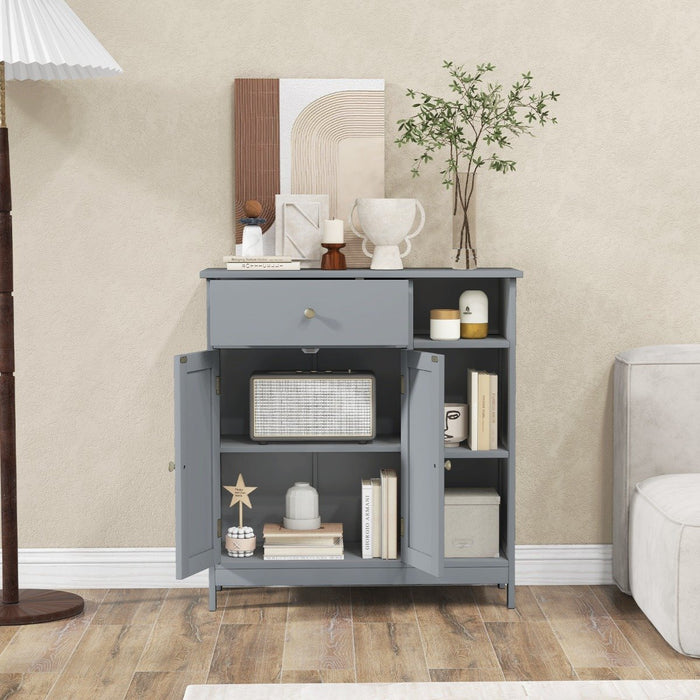 Freestanding Kitchen Bathroom Floor Cabinet Cupboard Storage Organizer-