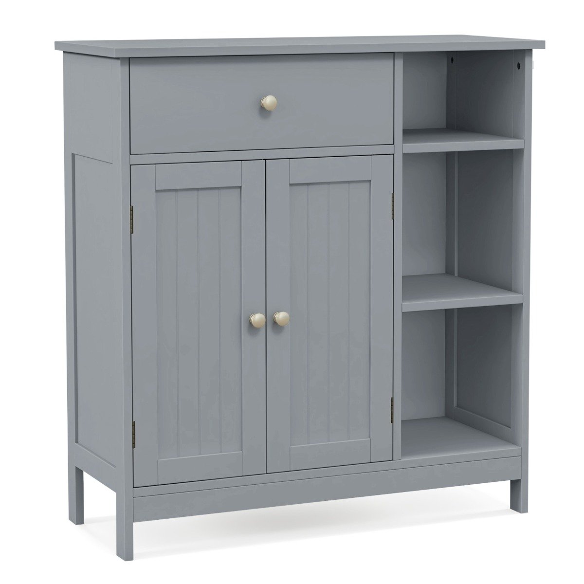 Freestanding Kitchen Bathroom Floor Cabinet Cupboard Storage Organizer-