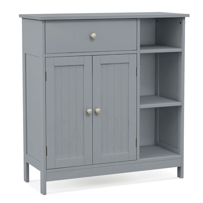 Freestanding Kitchen Bathroom Floor Cabinet Cupboard Storage Organizer-