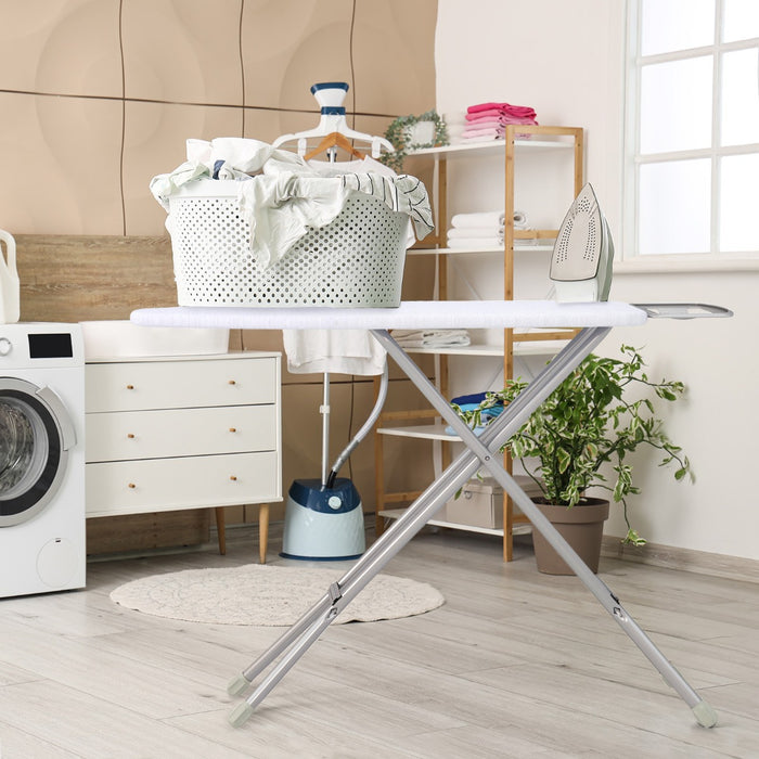 Full Size Ironing Board with Iron Rest and 7-Level Height-