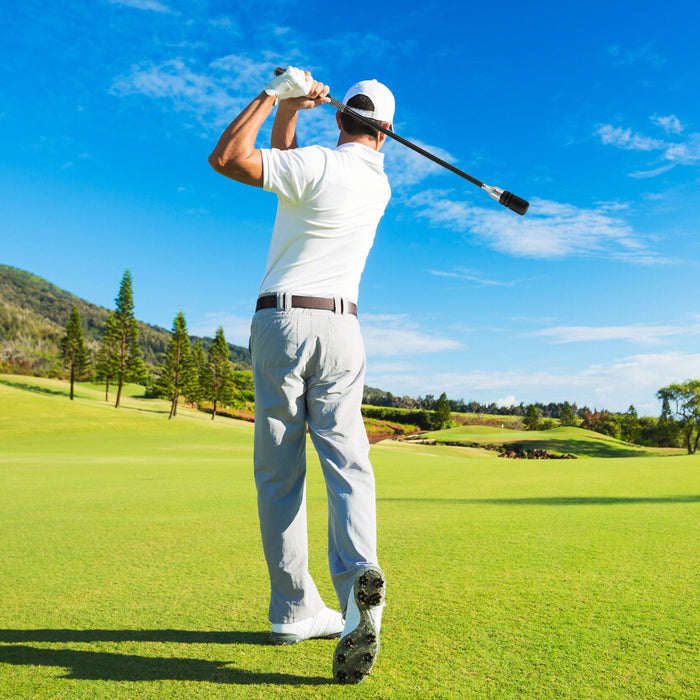 Golf Swing Trainer with Click Sound and Weight Golf Warm-up Practice Tool-