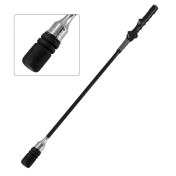Golf Swing Trainer with Click Sound and Weight Golf Warm-up Practice Tool-