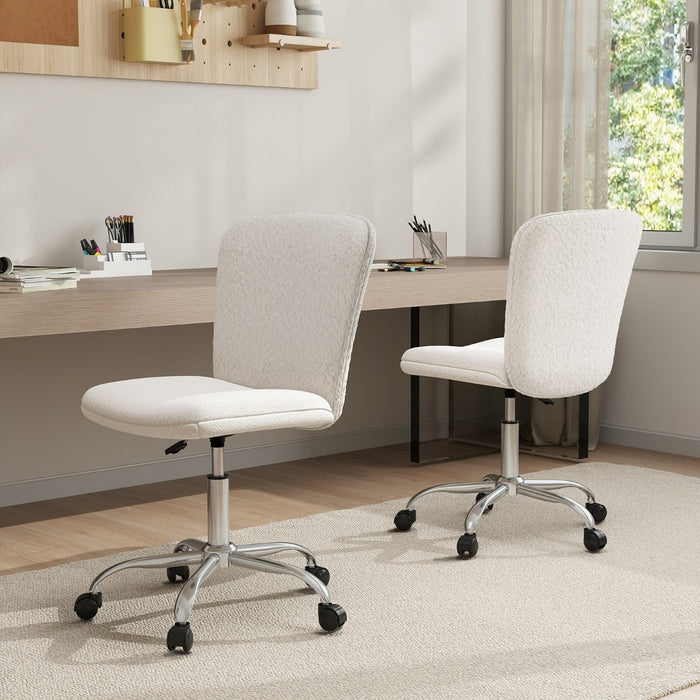Height-adjustable Ergonomic Chair wIth Wheels  for Adults and Teenangers-