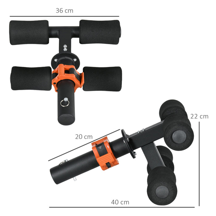 Tibialis Trainer Tib Bar - Calf, Shin and Ankle Strengthening Equipment Compatible with 5cm/2" Weight Plates - Ideal for Athletes and Rehabilitation