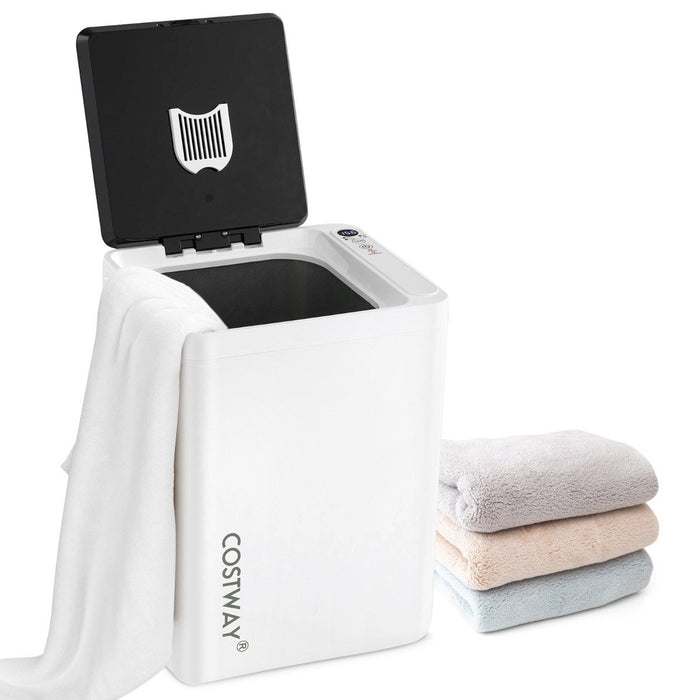 Home Towel Warmer with 0-90Min Timer and Overheat Protection-