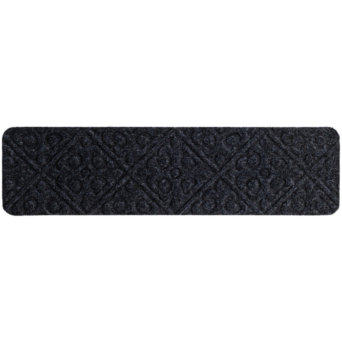 Non-Slip Stair Mats - Reusable Adhesive and Black Design - Perfect for Safety of Kids, Elderly or Pets