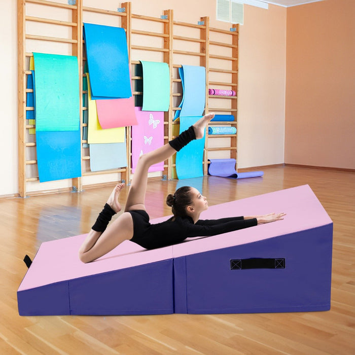 Incline Gymnastics Mat Indoor Outdoor Folding Exercise Yoga Mat-