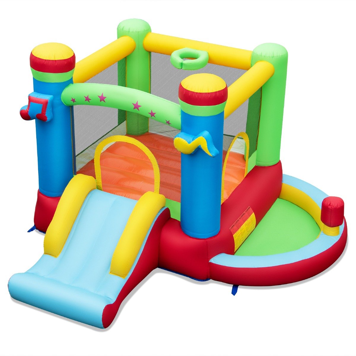 Inflatable Bounce House with Slide and Jumping Area