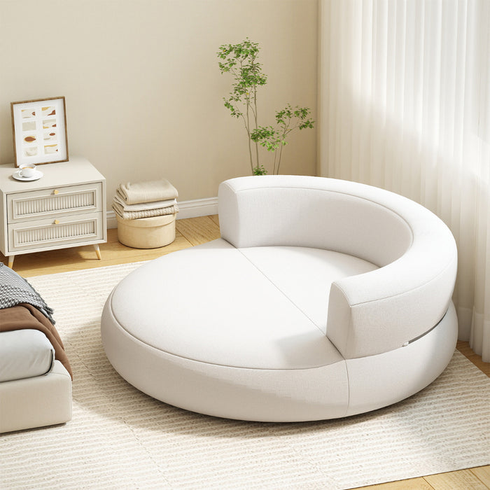 Inflatable Couch Inflatable Lounger Air Sofa with Detachable Cover-