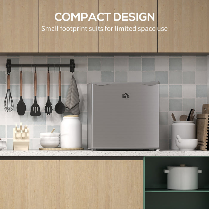 HOMCOM 35L Mini Freezer, -24℃ to -14℃ Temperature - Grey | Aosom UK