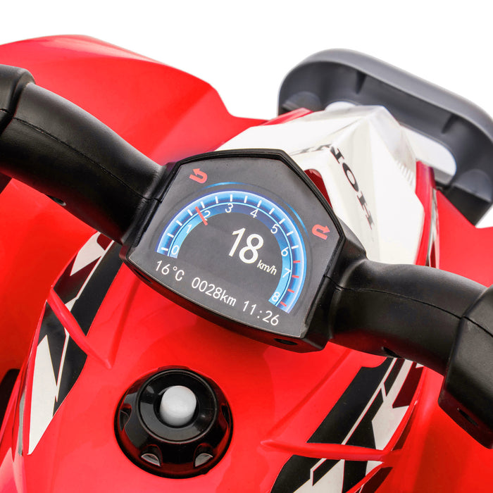 Honda Licensed Electric Quad Bike for Kids - 6V Battery-Powered ATV Ride-On Toy, Red - Perfect for Toddlers Aged 1.5-3 Years