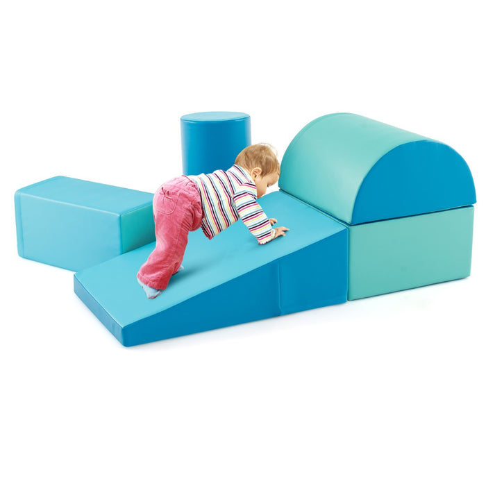 5-Piece Activity Playset - Soft Waterproof Kids Climb and Crawl Toy Set - Ideal for Active Play, Indoor Use