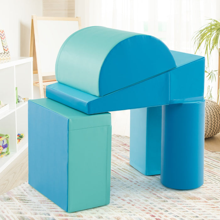 5-Piece Activity Playset - Soft Waterproof Kids Climb and Crawl Toy Set - Ideal for Active Play, Indoor Use