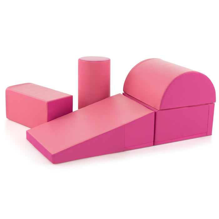 5-Piece Activity Playset - Soft Waterproof Kids Climb and Crawl Toy Set - Ideal for Active Play, Indoor Use