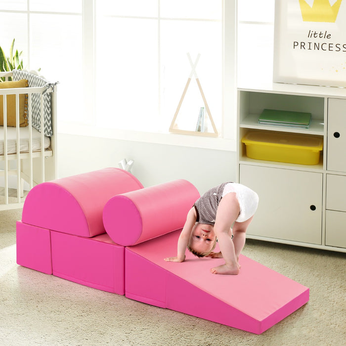 5-Piece Activity Playset - Soft Waterproof Kids Climb and Crawl Toy Set - Ideal for Active Play, Indoor Use