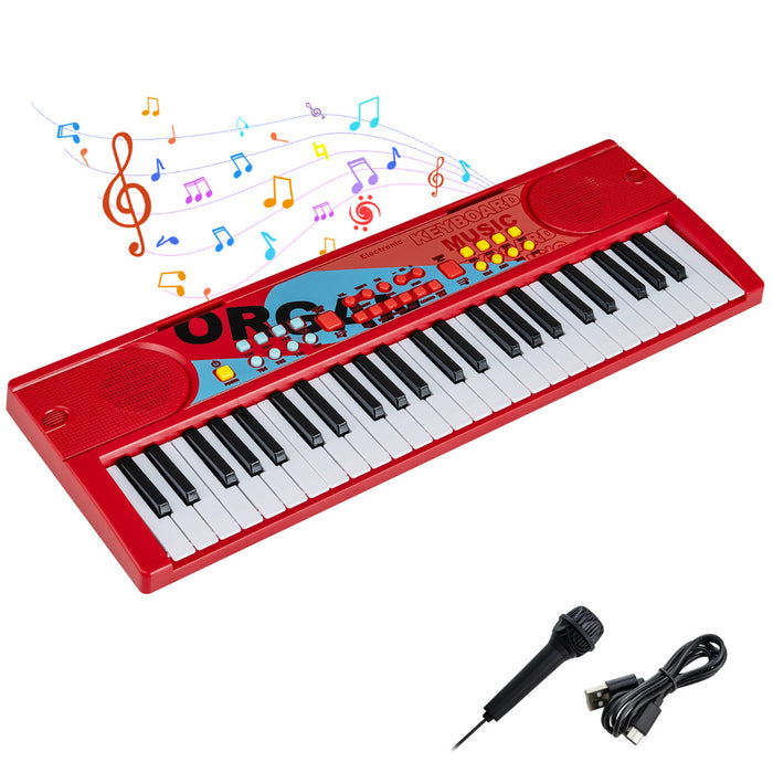 49 Keys Portable Kids Piano Keyboard-