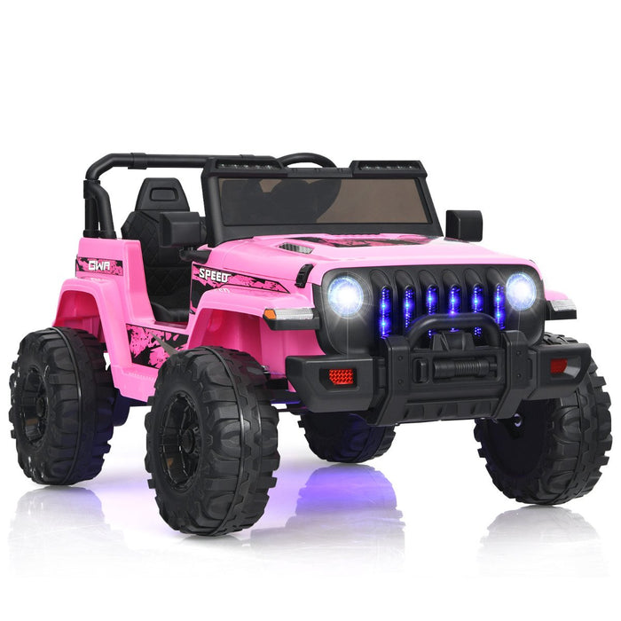 12V Kids Ride on Truck with 2.4G Parental Remote Control and Music-