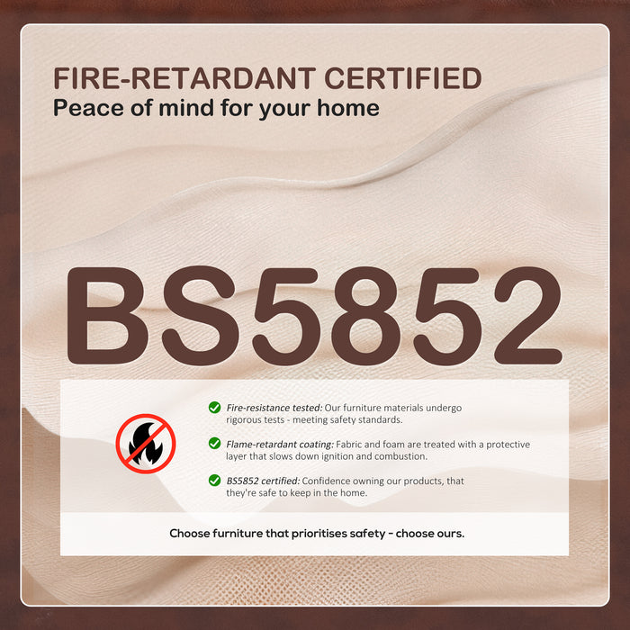 HOMCOM Compact 2 Seater Sofa, Vintage Tufted Loveseat Sofa with Solid Wood Legs, PU Leather Small Couch Settee for Living Room, Bedroom, Home Office, 133 x 81 x 785 cm, Brown