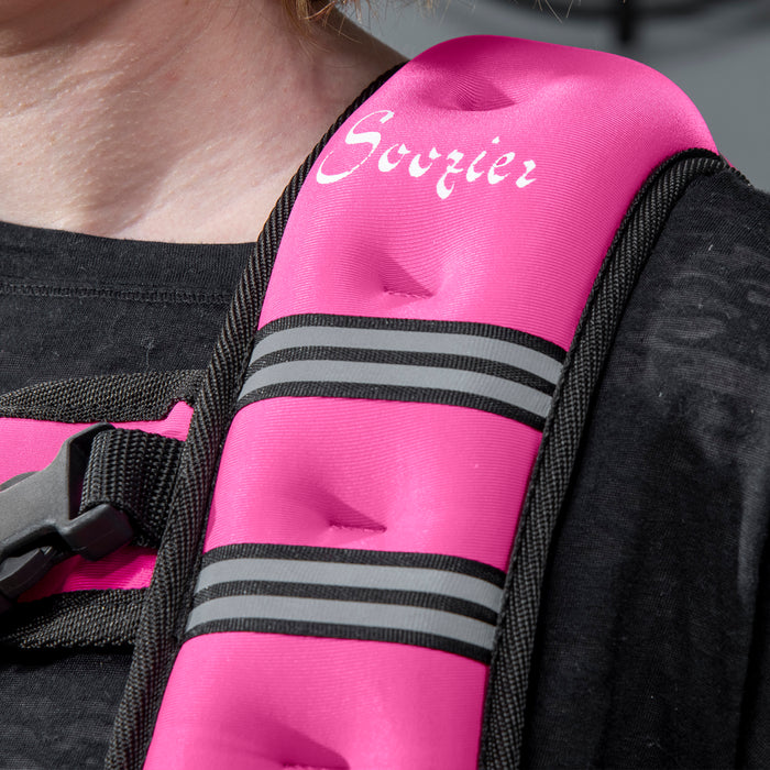 HOMCOM 8KG Weighted Vest, Running Weight Vest with Adjustable Strap, Convenient Pocket and Reflective Strips for Men and Women