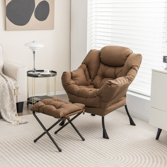 Lazy Chair with Ottoman-