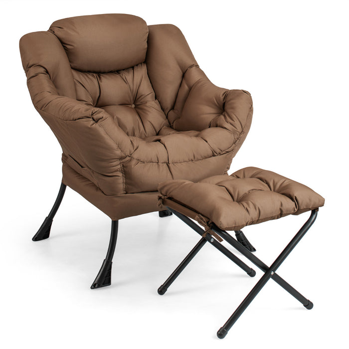 Lazy Chair with Ottoman-