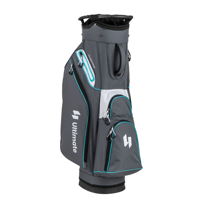 Lightweight Golf Cart Bag with 14-Way Divider Top and Cooler Pocket-