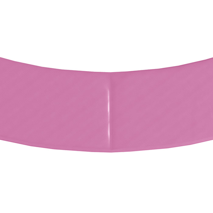 SPORTNOW 12FT Trampoline Spring Cover, Plastic Trampoline Pad Replacement with Elastic Cord, Waterproof, UV Resistant and Tear-Resistant, All-Weather Trampoline Accessories, Pink