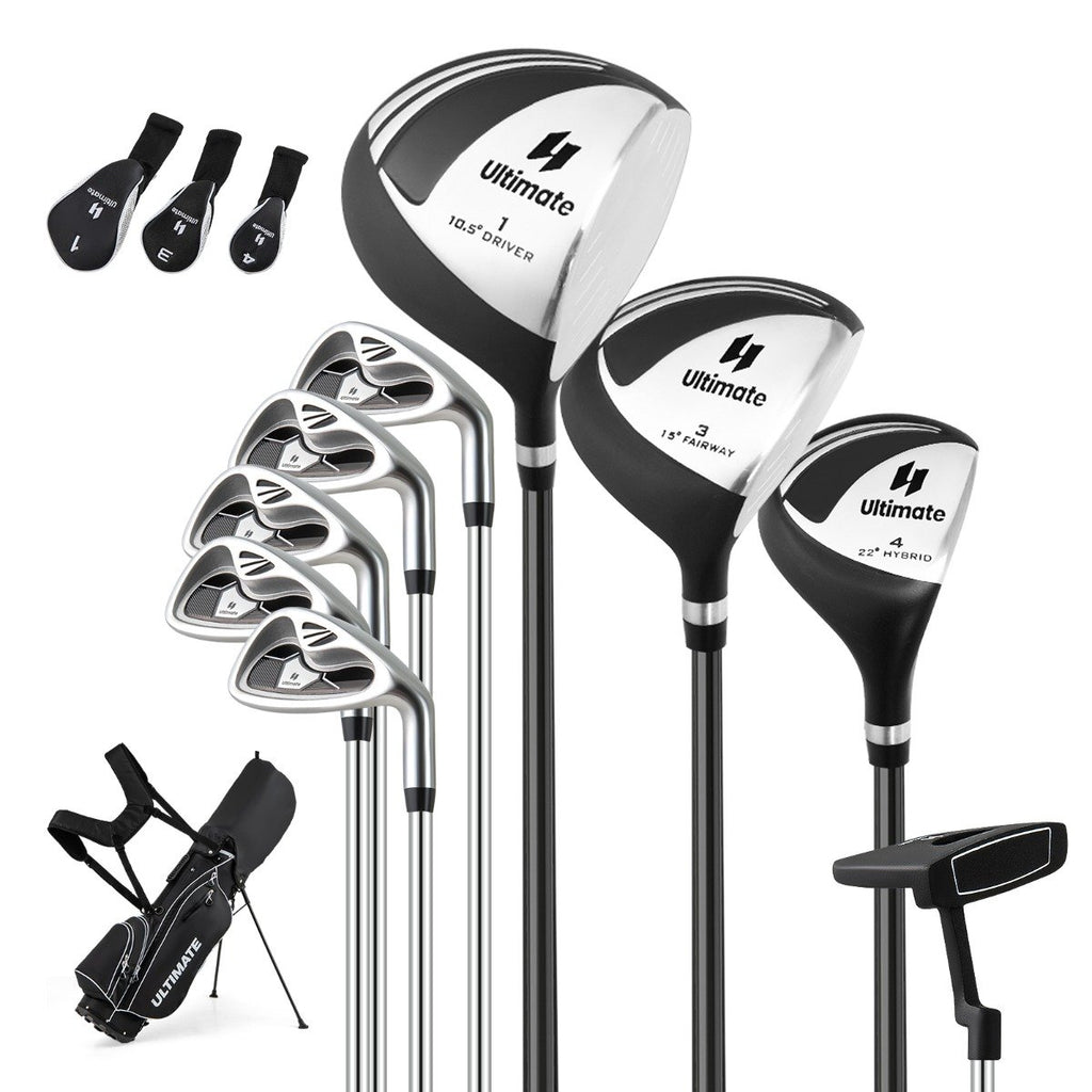 Men's Complete Golf Clubs Package Set 10 Pieces-