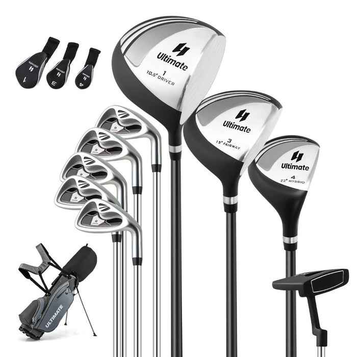Men's Complete Golf Clubs Package Set 10 Pieces-