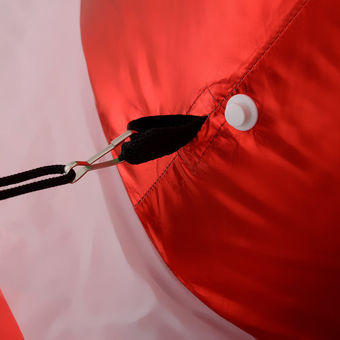 Outsunny 5.6ft Inflatable Santa Claus Motorcycle Decoration | Aosom UK