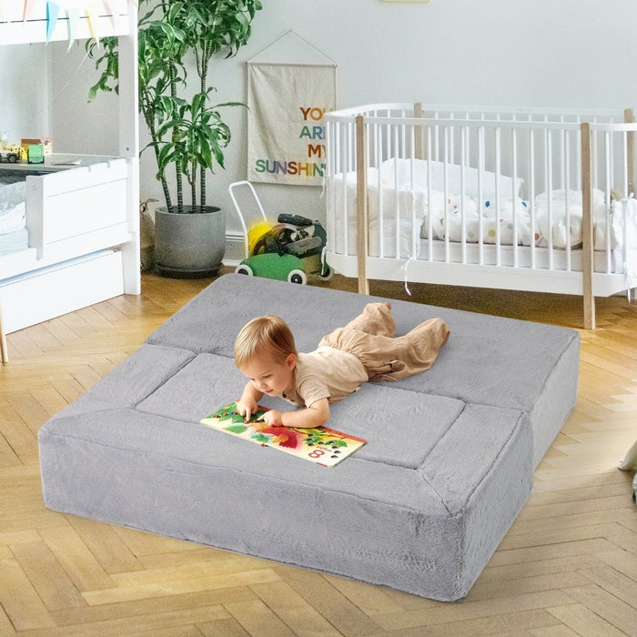 Modular Kids Sofa Childrens Fold Out Couch High Chair with Armrests-