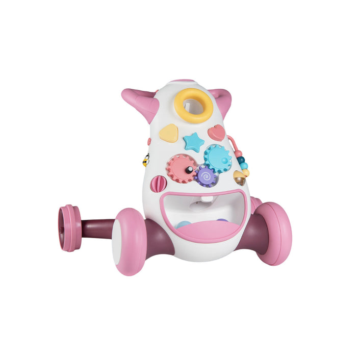 Montessori Baby Walker Toddler Educational Push Toy with Music and Light-