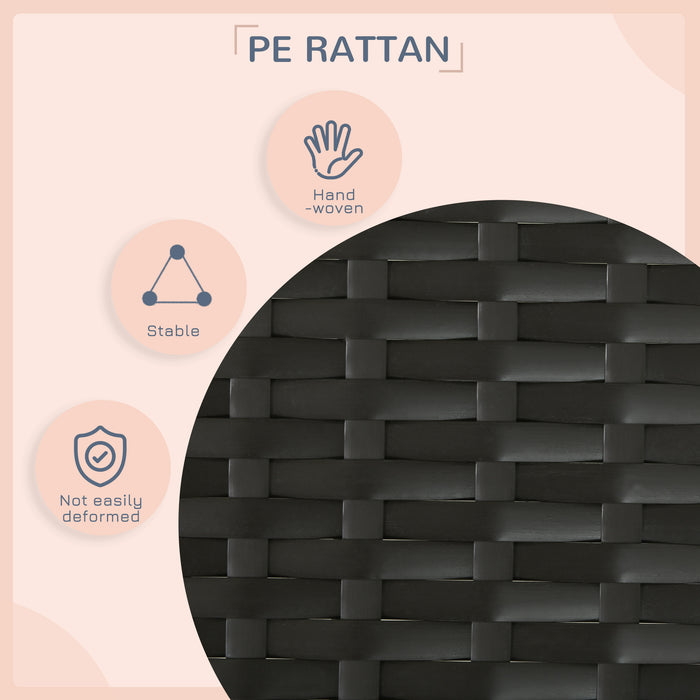 Extendable Rattan Canine Lounge - Water-Resistant Elevated Pet Bed with Removable Cushion - Perfect for Small to Medium Dogs