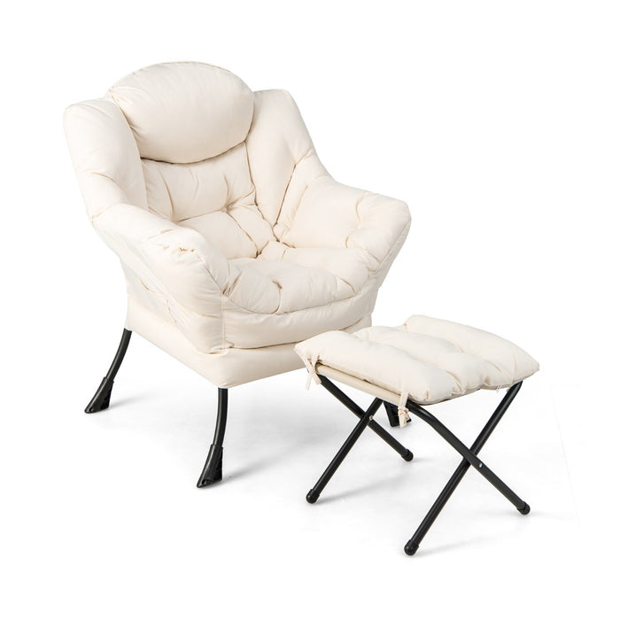 Lazy Chair with Ottoman-
