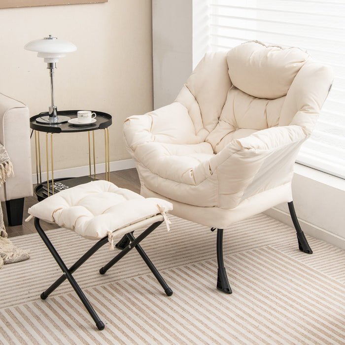 Lazy Chair with Ottoman-