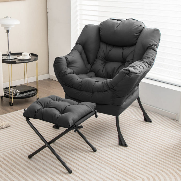 Lazy Chair with Ottoman-