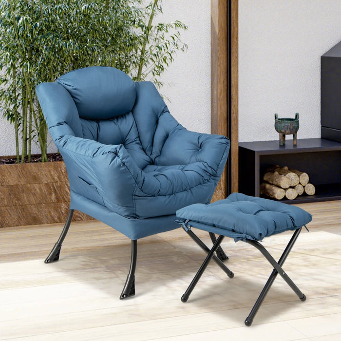 Lazy Chair with Ottoman-
