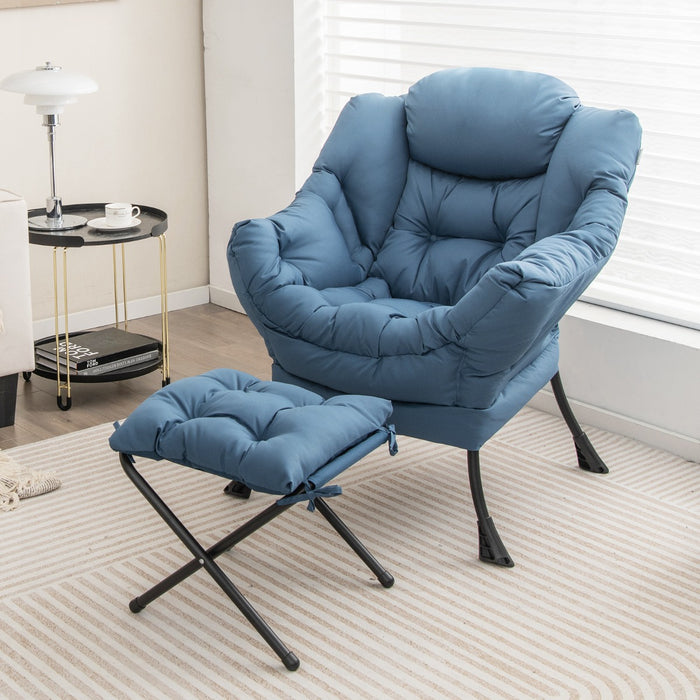 Lazy Chair with Ottoman-